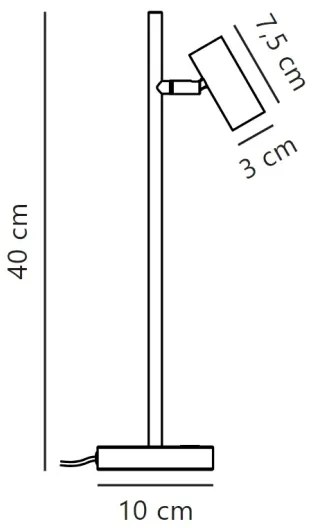 Nordlux - LED Stmievateľná stolná lampa OMARI LED/3,2W/230V biela