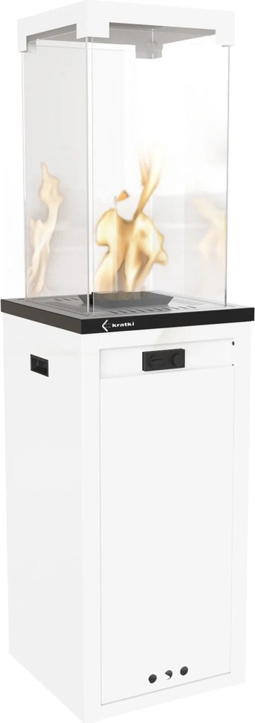 Plynový ohrievač Kratki Patio 8,2 kW Terasový krb na fľaše
