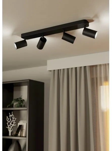 Eglo 900337 - LED RGBW Stmievateľné bodové svietidlo TELIMBELA-Z 4xGU10/4,9W/230V