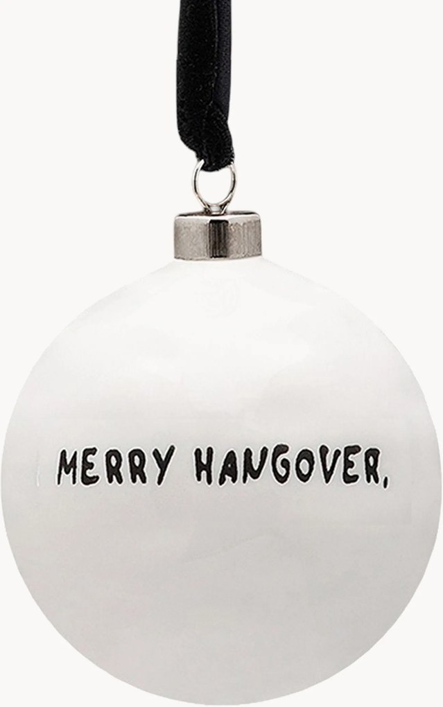 Ručne vyrobená vianočná ozdoba Merry Hangover