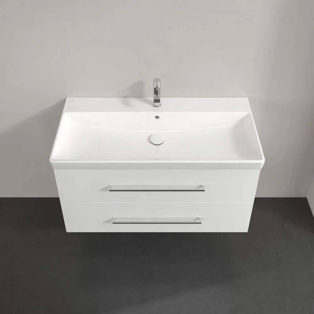 VILLEROY & BOCH Avento závesná skrinka pod umývadlo, 2 zásuvky, 980 x 452 x 514 mm, Crystal White, A89200B4