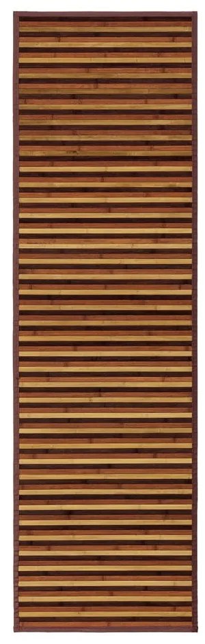 Bambusový behúň v hnedo-horčicovej farbe 60x200 cm – Casa Selección