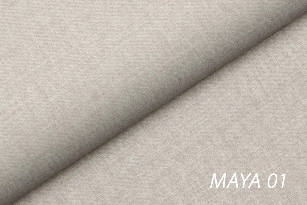 Čalúnená levitujúca posteľ Galin 140x200 - béžová ľahko čistiaca tkanina Maya 01