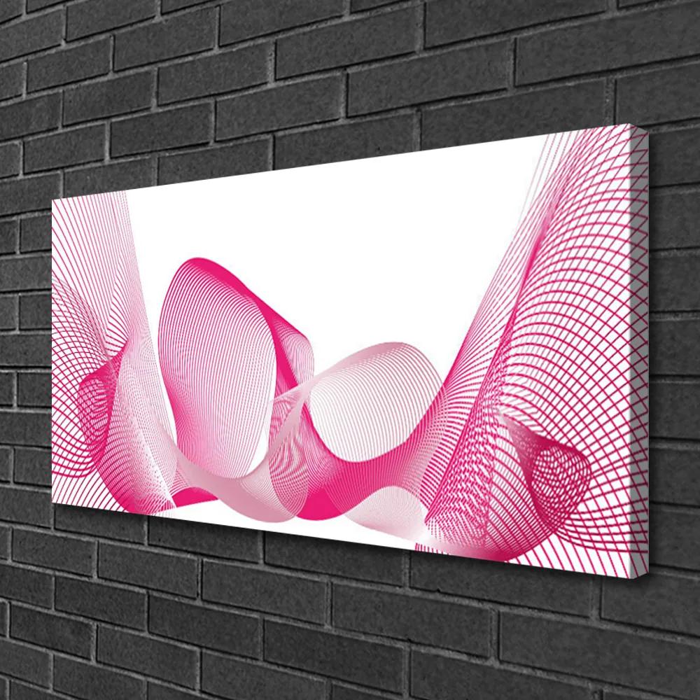 Obraz Canvas Abstrakcia čiary vlny umenie 125x50 cm
