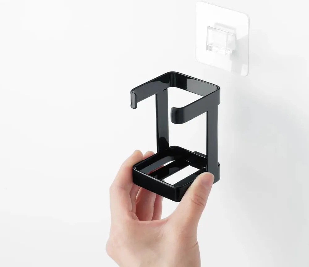 Čierny kovový držiak zariadenia starostlivosti o pleť Film Hook – YAMAZAKI