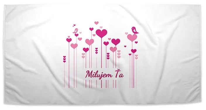 Sablio Uterák Milujem ťa - 30x50 cm