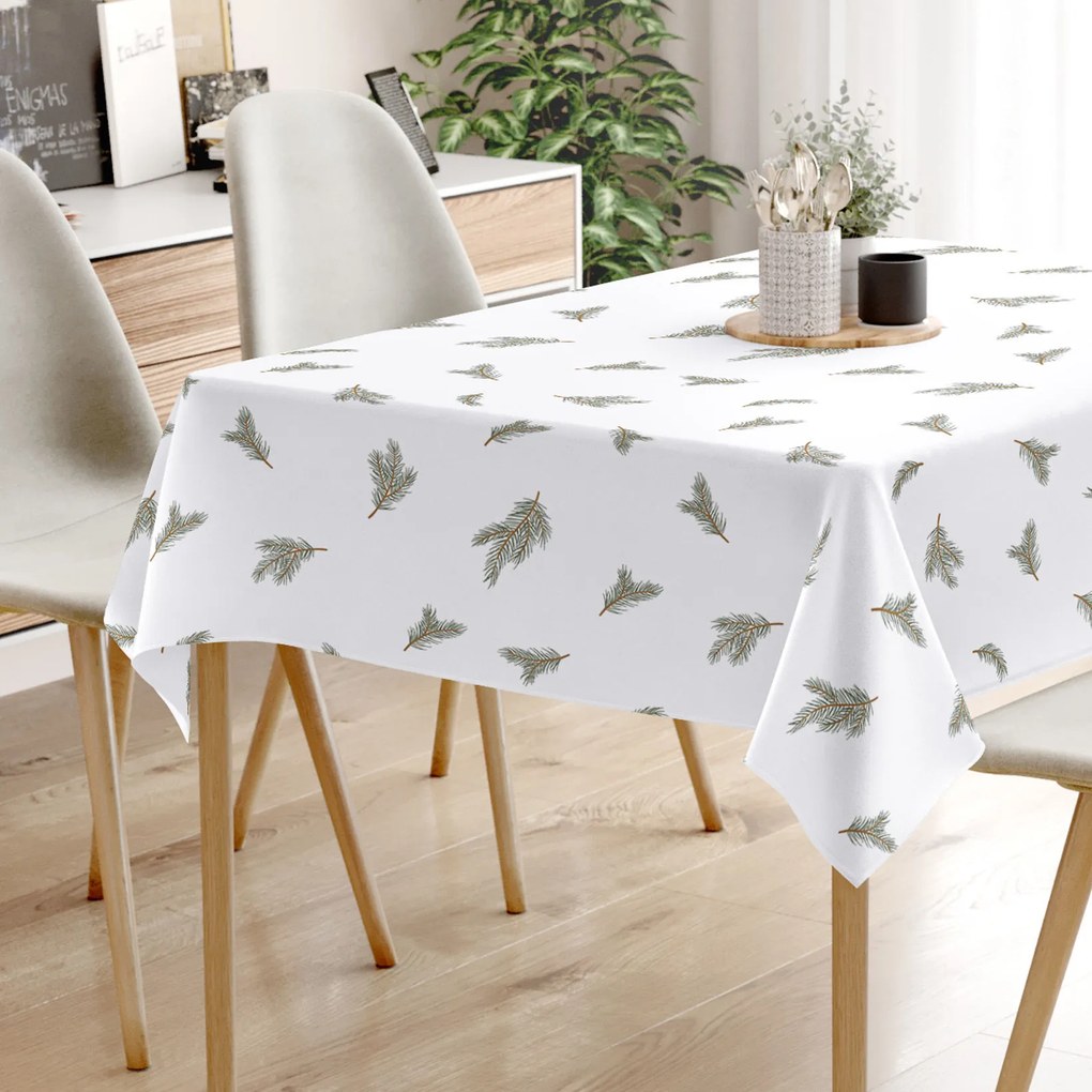 Goldea hranatý obrus 100% bavlnené plátno - vôňa smreka 50 x 100 cm