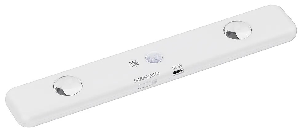 Ecolamp LED svietidlo Tony, 1x LED 1w 4000k, 3CCT, w, (23 cm), senzor pohybu