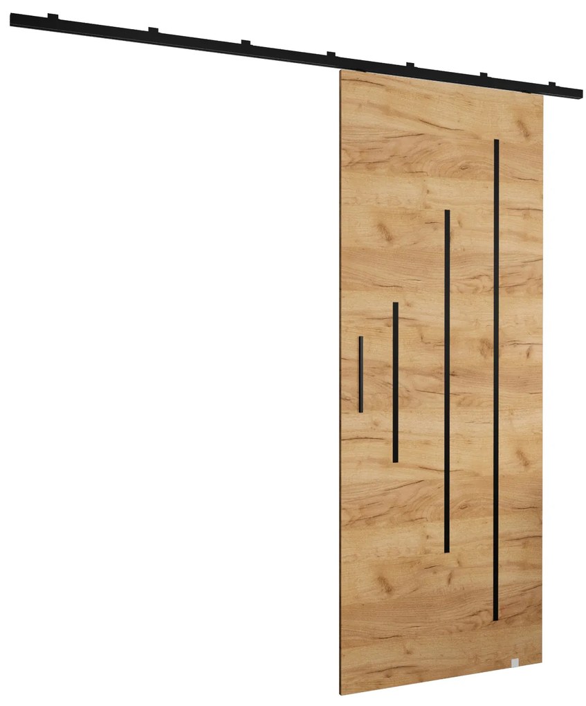 Posuvné dvere 70 cm Zodiac Y (dub craft). Akcia -21%. Vlastná spoľahlivá doprava až k Vám domov. 1074247