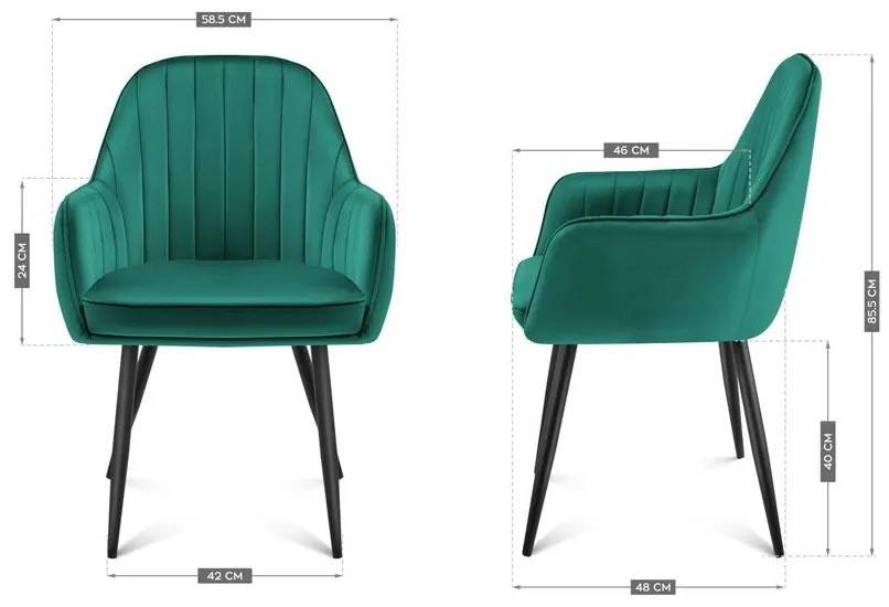 Huzaro Jedálenská stolička Prince 6.0 - zelená