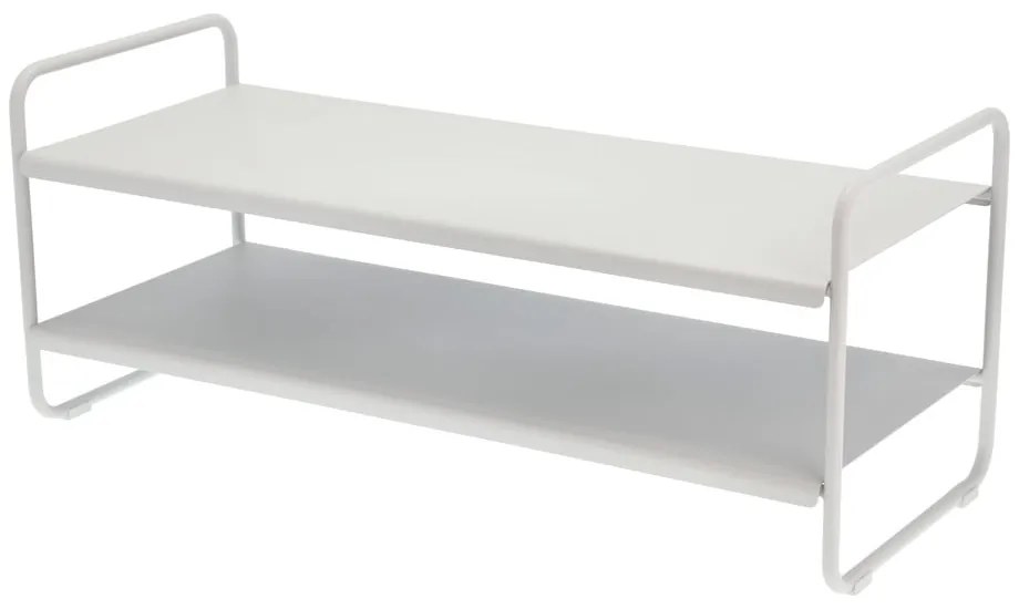 Svetlosivý oceľový stojan na topánky 33x33x80 cm A-Shoe – Zone