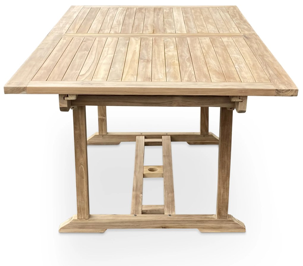 Noela Záhradný rozkladací stôl hranatý Faisal