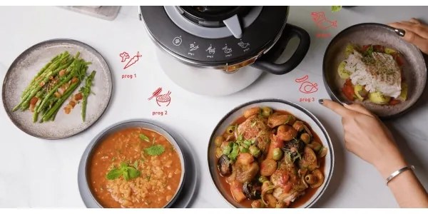 Tefal - Tlakový hrniec 6 l CLIPSO+ CHEF nerezová oceľ