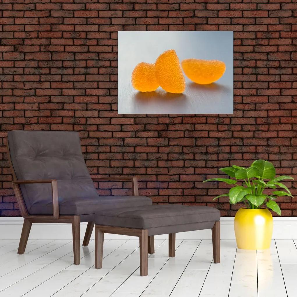 Sklenený obraz mandarínok (70x50 cm)