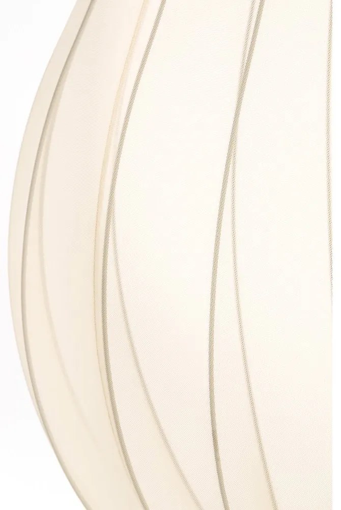 Béžové závesné svietidlo s textilným tienidlom ø 50 cm Itela – Light &amp; Living