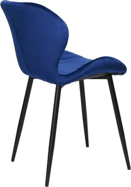 Jedálenská stolička DALLAS VELVET granátová
