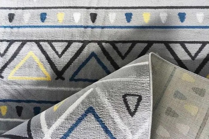 Berfin Dywany, Kusový koberec Alfa New 7207 Multi, 80x150, šedá, obývacia izba