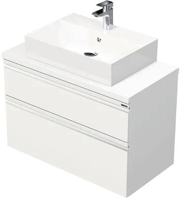 Kúpeľňová skrinka s umývadlem Intedoor BRAVE biela 90 x 74,6 x 46 cm
