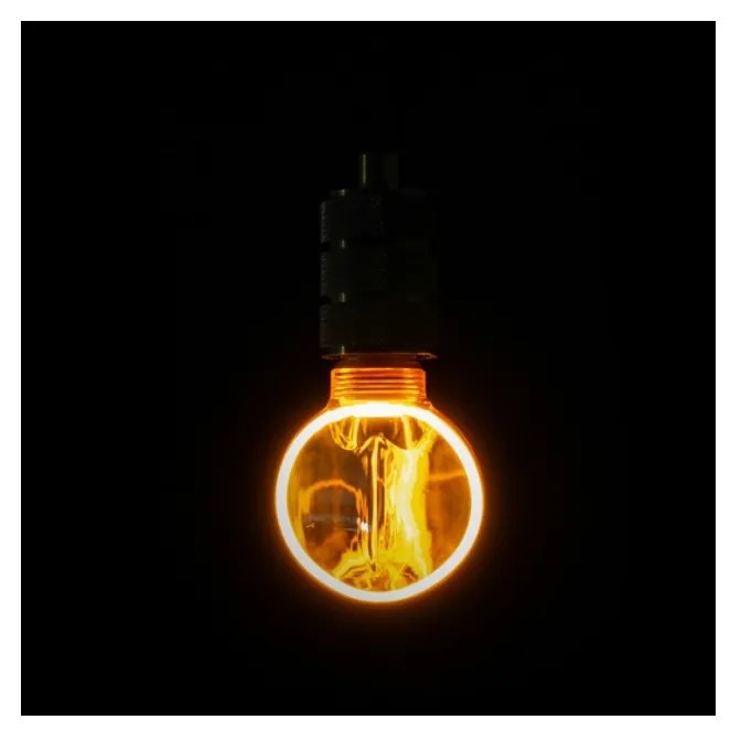 ECOLIGHT Dekoratívna LED žiarovka E27 4W 200lm G80 Amber Retro - rada ZERO