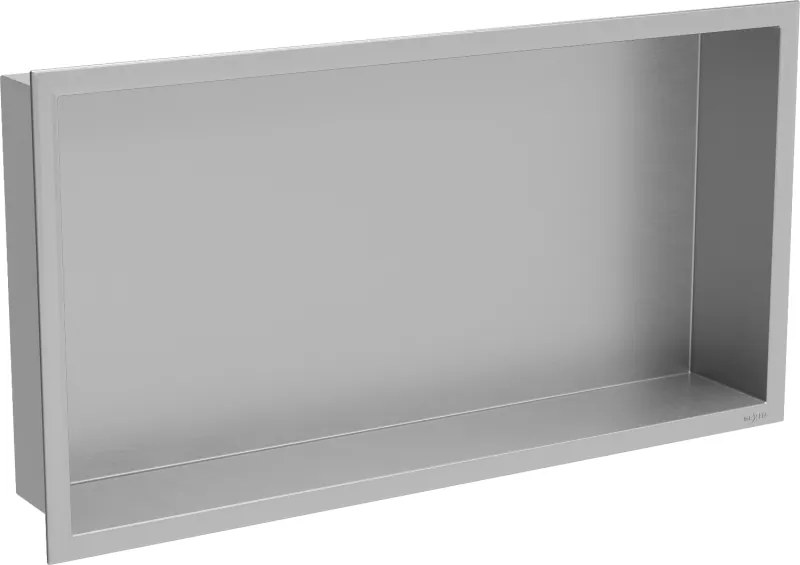 Mexen X-Wall-R nástenná polica s lemom 60 x 30 cm, inox - 1910603010