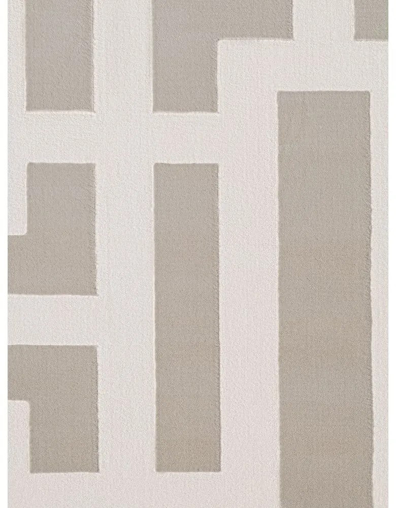 Sivo-krémový koberec 120x170 cm Perles Onyx – Elle Decoration