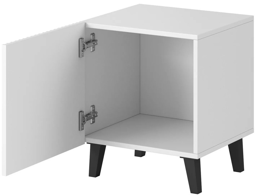 Cama Biely nočný stolík Pafos (2 ks)