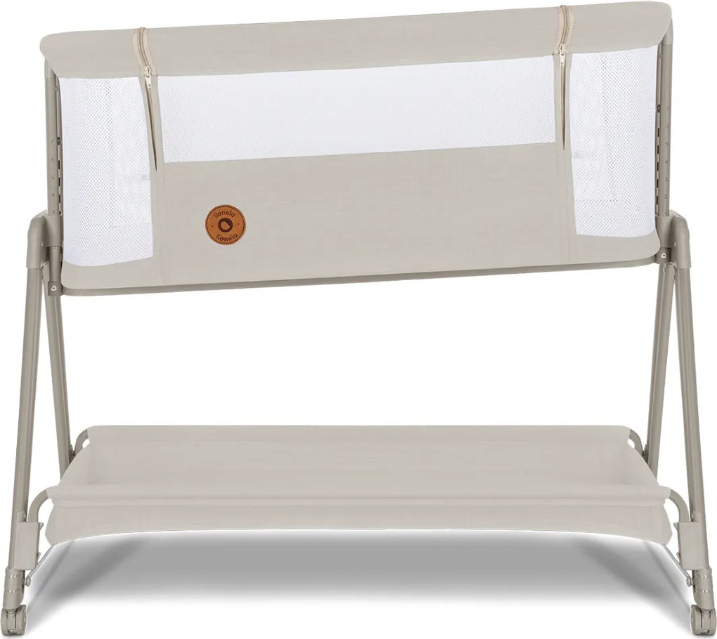 LIONELO Postieľka Luna 2v1 Beige Sand