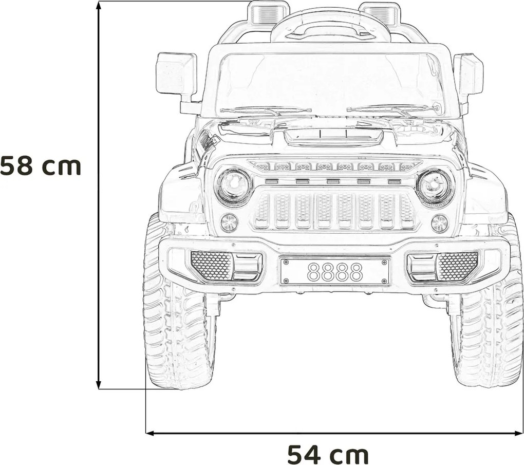Ramiz Terénne vozidlo MOUNTAIN Červená