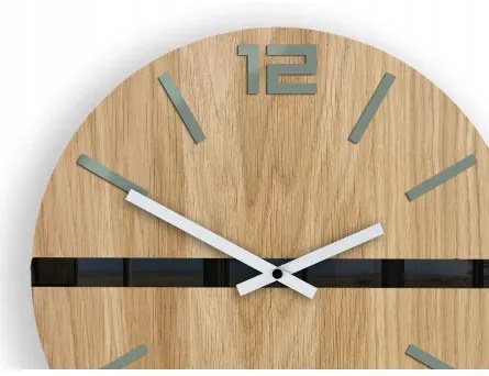 Sammer Dubové nástenné hodiny ANDROID 33cm Androidwood