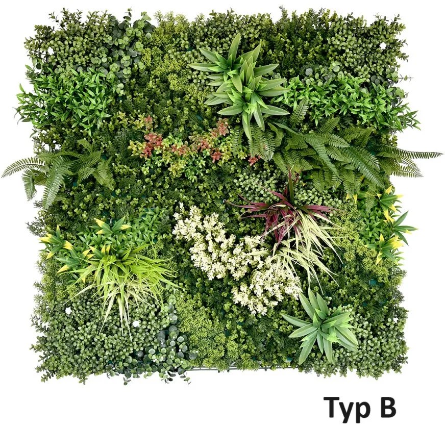 Umelý rastlinný panel RUBY 100 x 100 cm - Panel A 100x100 Europe Grass