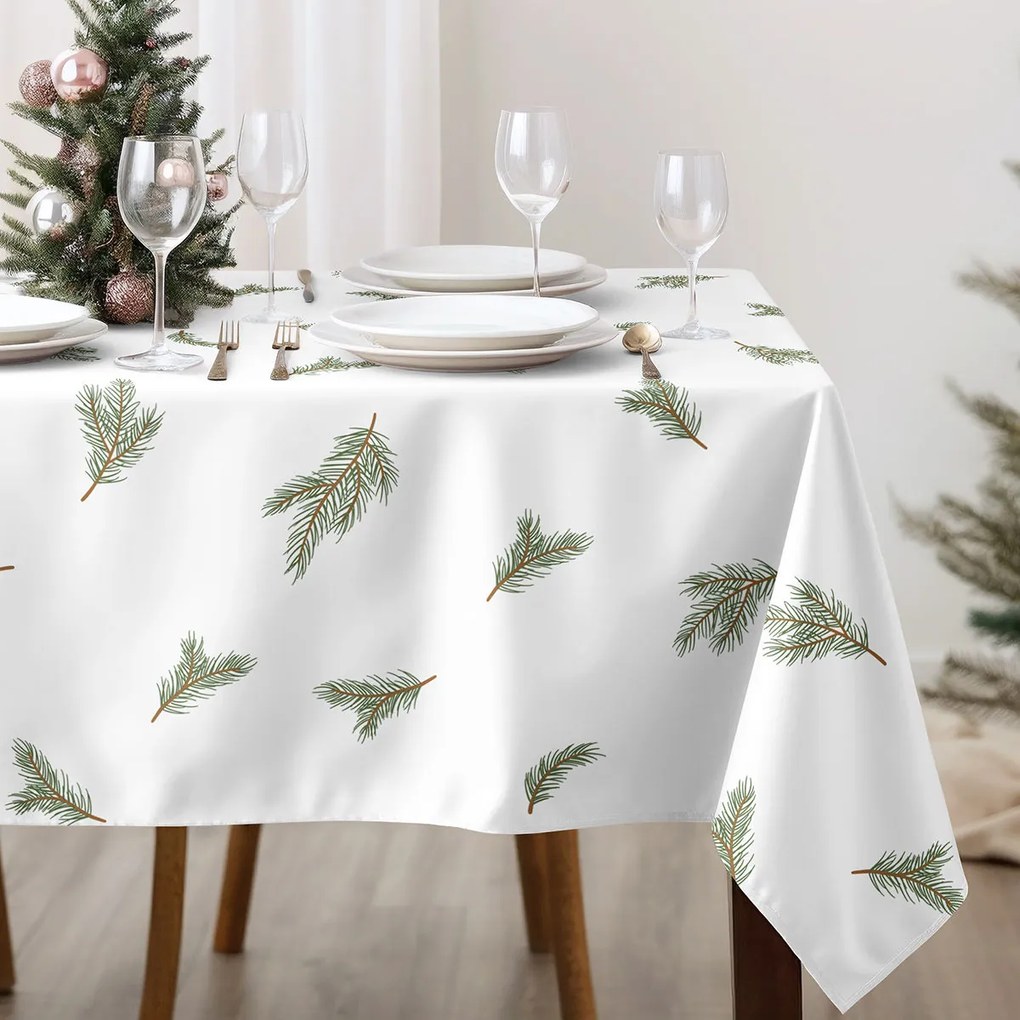 Goldea hranatý obrus 100% bavlnené plátno - vôňa smreka 50 x 100 cm
