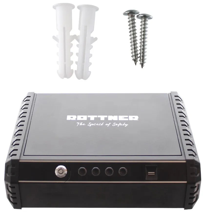 Bezpečnostná schránka na cennosti a zbrane GUNMASTER XL, 100 x 370 x 275 mm