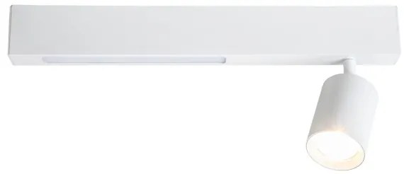 LED Bodové svietidlo MAGNET LED/5W/230V + 1xGU10/60W 3000/4000K biela