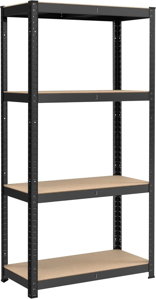 Dílenský regál Busta 80 cm černý/hnědý