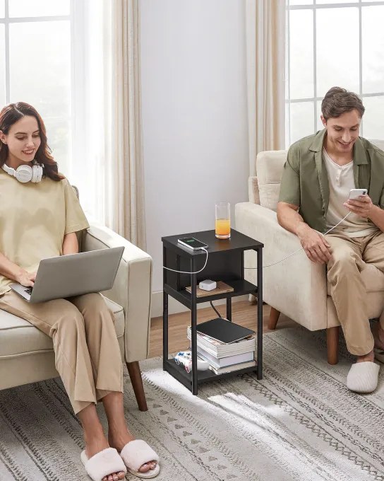 Príručný stolík so zásuvkami LET375B02