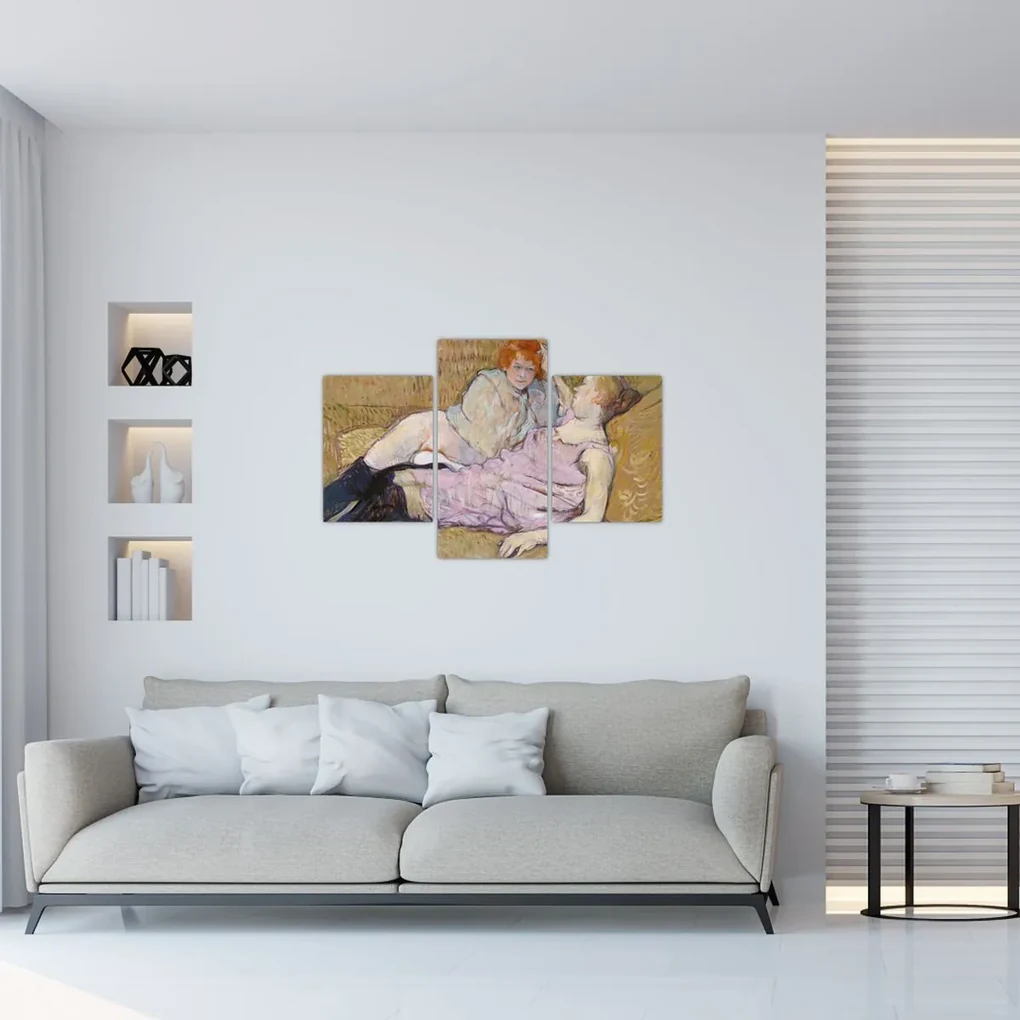 Obraz - Henri de Toulouse-Lautrec, The Sofa, reprodukcia (90x60 cm)