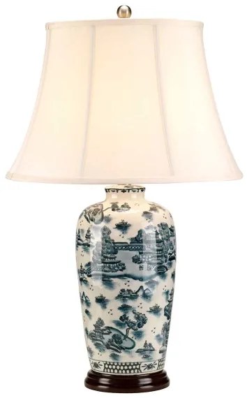 Elstead MODRÁ-TRAD-WP-TL - Stolná lampa MODRÁ TRADITIONAL 1xE27/60W/230V