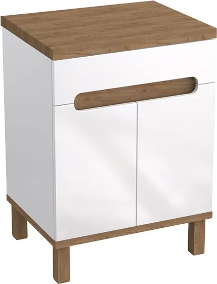 Comodo Kúpeľňová skrinka pod doskové umývadlo Orion W 60-HD