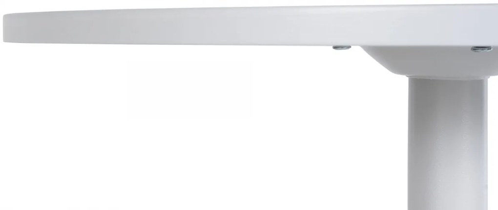 Barový stôl okrúhly DS25199, biely / rám biely - v108 x Ø60 cm