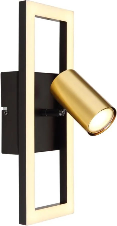 Globo 57032-1- LED Nástenné bodové svietidlo MARRIE 1xGU10/5W/230V + LED/12W/230V