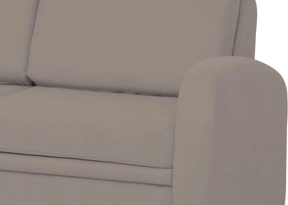 Pohovka s rozkladom Impuls, béžová taupe látka