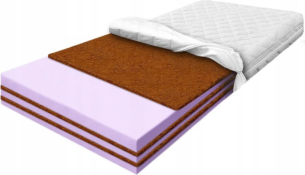 Penový matrac 180x190 hypoalergénny kokosový na chrbát H5 18 cm