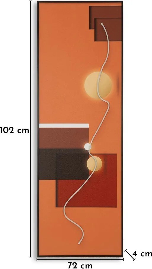 Tlačený obraz s rámom/na plátne 50x150 cm LED – Mauro Ferretti