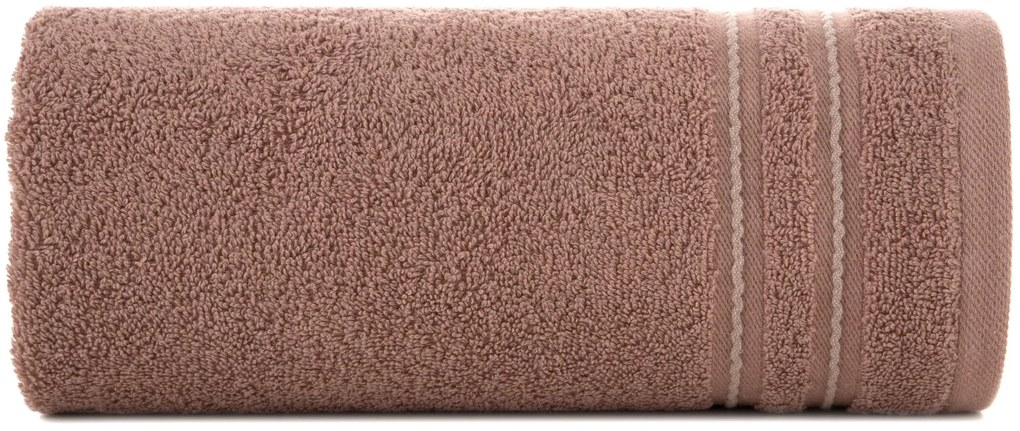 BAVLNENÝ UTERÁK KEMINA 70X140 CM TEHLOVÁ