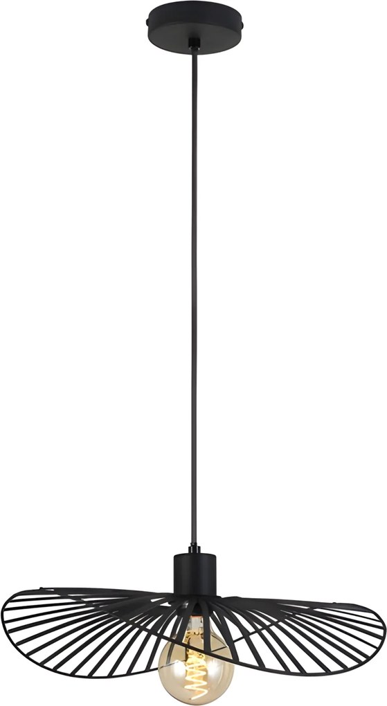 Toolight Toolight, závesné svietidlo 41cm, 1xE27, APP1840-1CP, čierna, OSW-07061