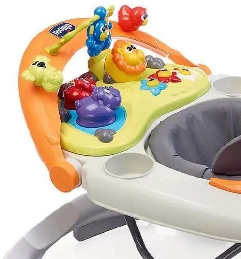 Chicco - Chodítko WALKY TALKY 2xAA šedá