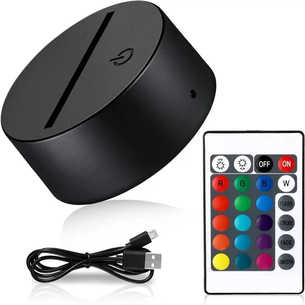 3Dmix 3DL-CNF0 - 3D LED nočná lampa - Konfigurátor (Vyskladajte si svoju lampu)