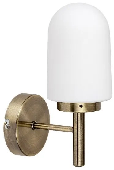 Rabalux 71060 - Kúpeľňové nástenné svietidlo ZENKAI 1xE14/10W/230V IP44 bronz