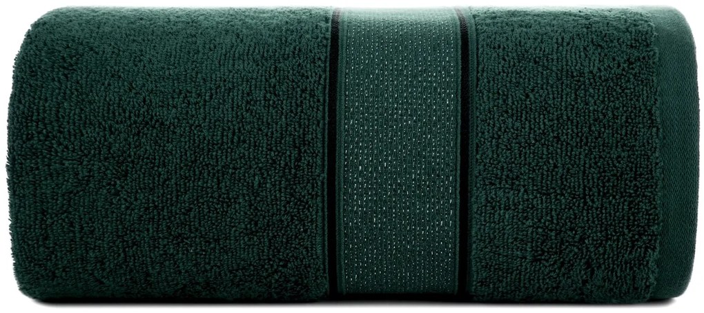 BAVLNENÝ UTERÁK LIANA 70X140 CM TMAVOZELENÁ