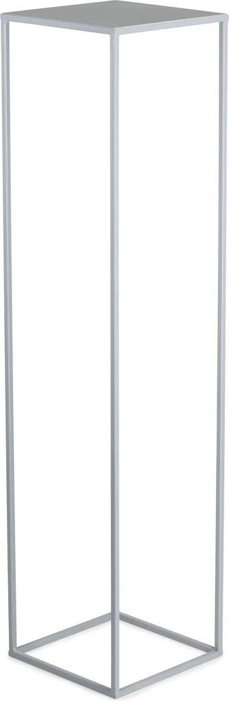 STOJAN NA KVETINÁČ SIMPLE 100X24X24 CM SIVÁ